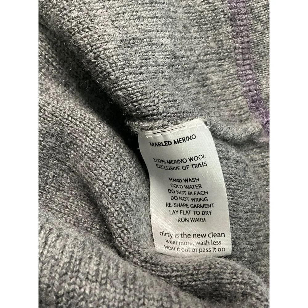 Horny Toad Womens Marled Merino Wool V-Neck Sweater‎ S